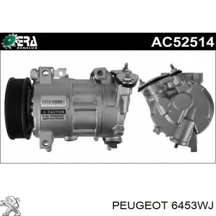 Comprar 6453WJ Peugeot/Citroen Compresor de aire acondicionado coche
