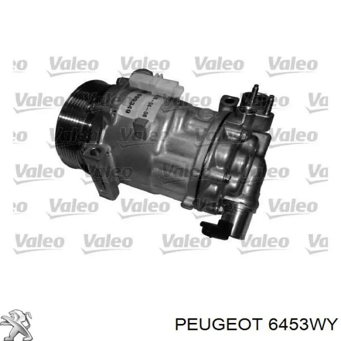 6453WY Peugeot/Citroen compresor de aire acondicionado
