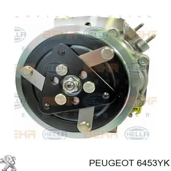 Compresor de aire acondicionado Peugeot Expert VF