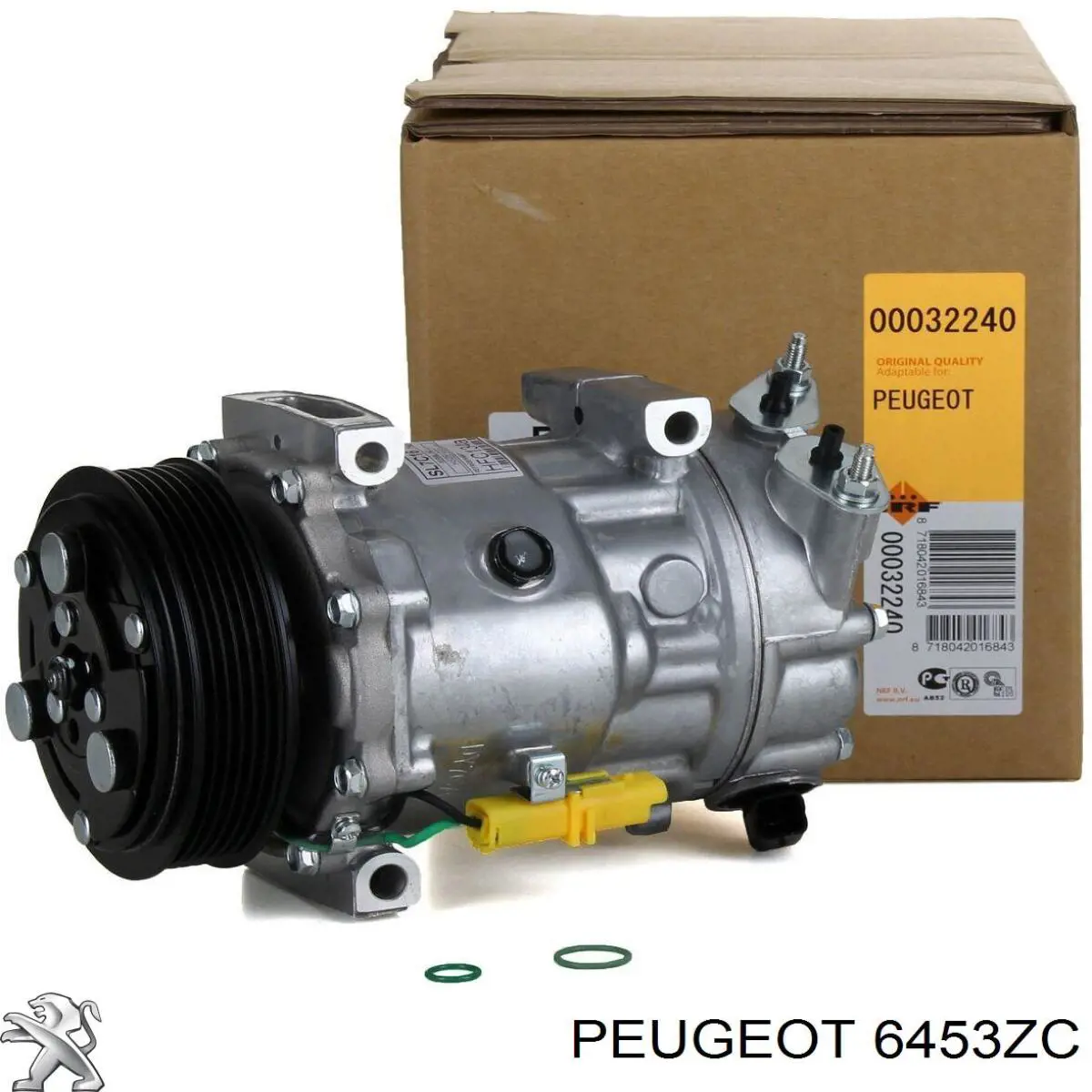 6453ZC Peugeot/Citroen compresor de aire acondicionado