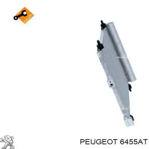 6455AT Peugeot/Citroen Radiador de aire acondicionado
