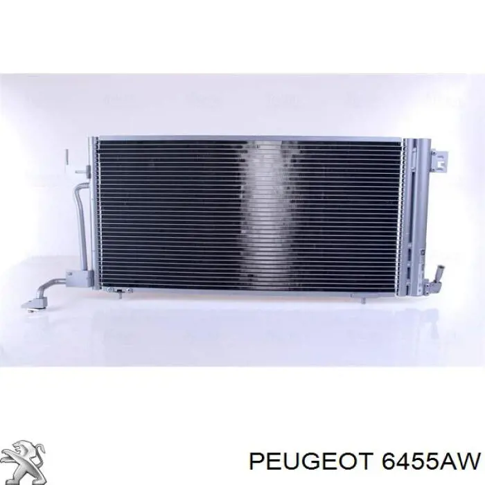 6455AW Peugeot/Citroen condensador aire acondicionado