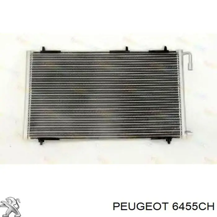 6455CH Peugeot/Citroen condensador aire acondicionado