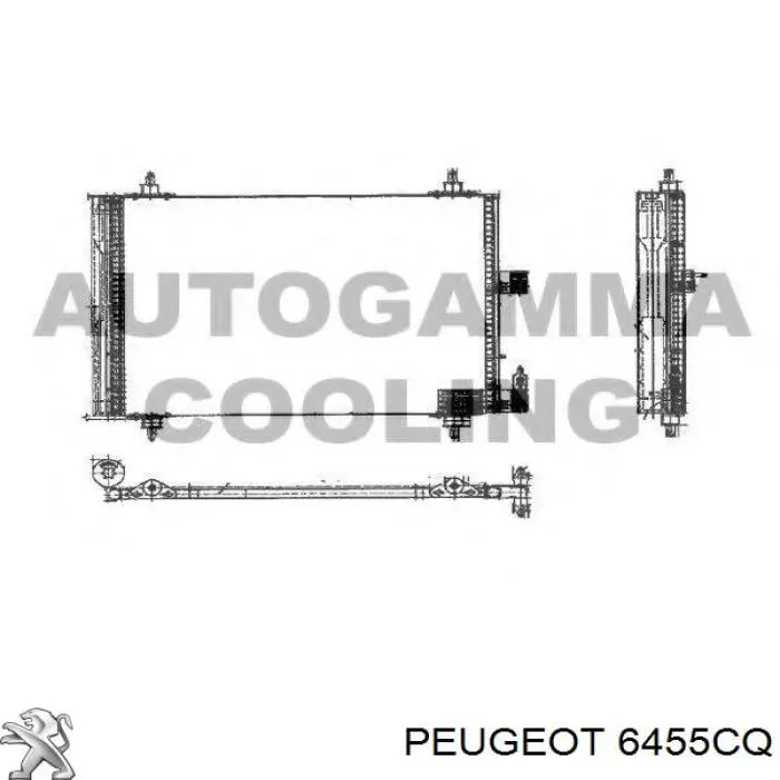 Comprar 6455CQ Peugeot/Citroen Condensador de aire acondicionado