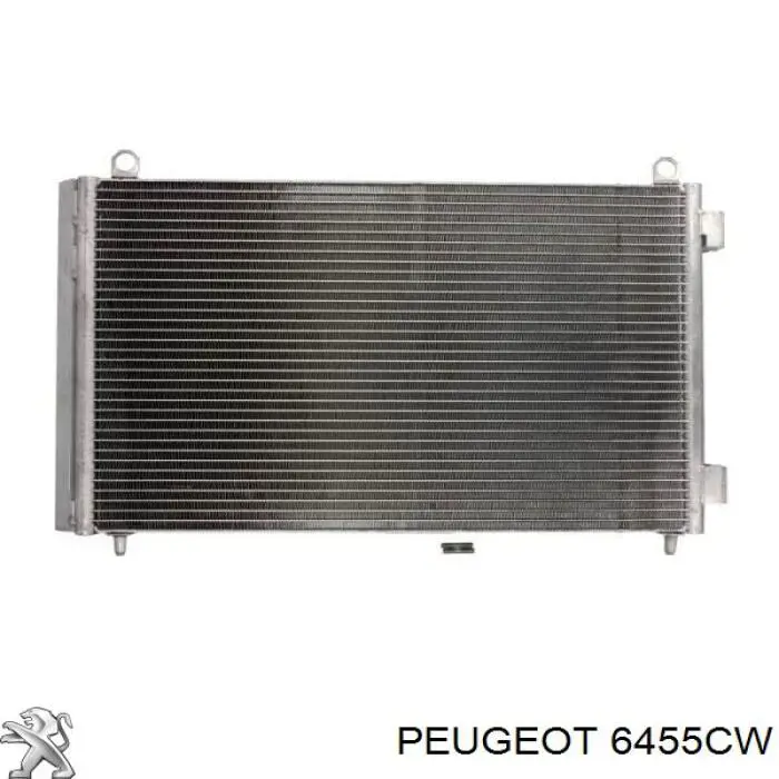 6455CW Peugeot/Citroen condensador aire acondicionado