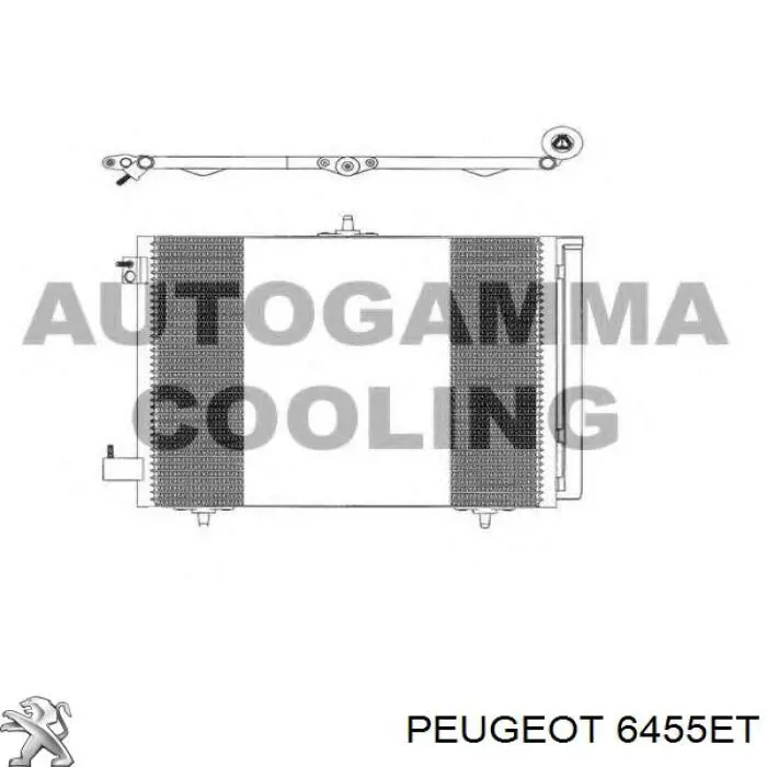 Condensador Peugeot/Citroen 6455ET