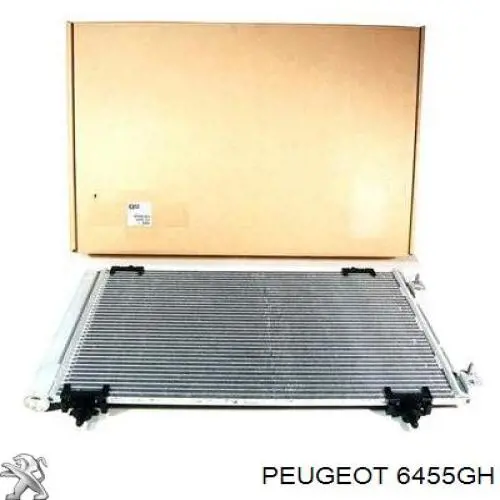 6455GH Peugeot/Citroen condensador aire acondicionado