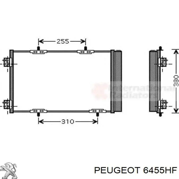 Condensador Peugeot/Citroen 6455HF