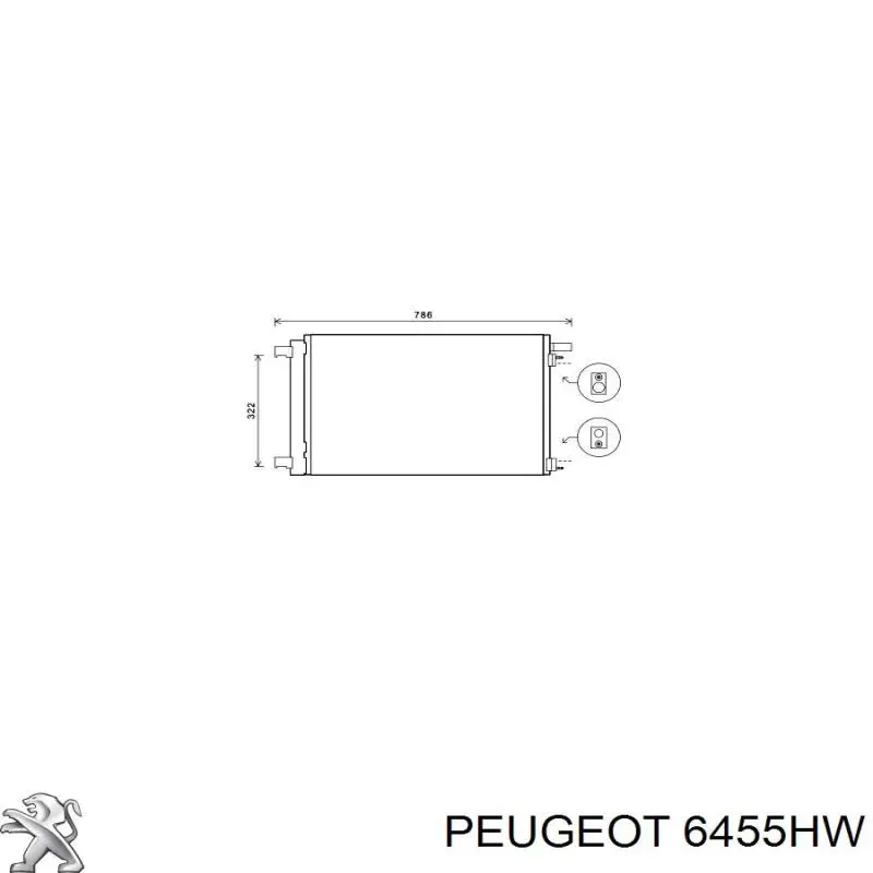Comprar 6455HW Peugeot/Citroen Condensador de aire acondicionado
