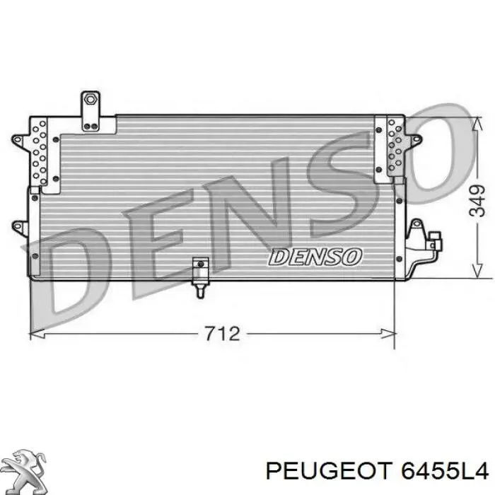 Condensador aire acondicionado Peugeot 205 1 741A, C