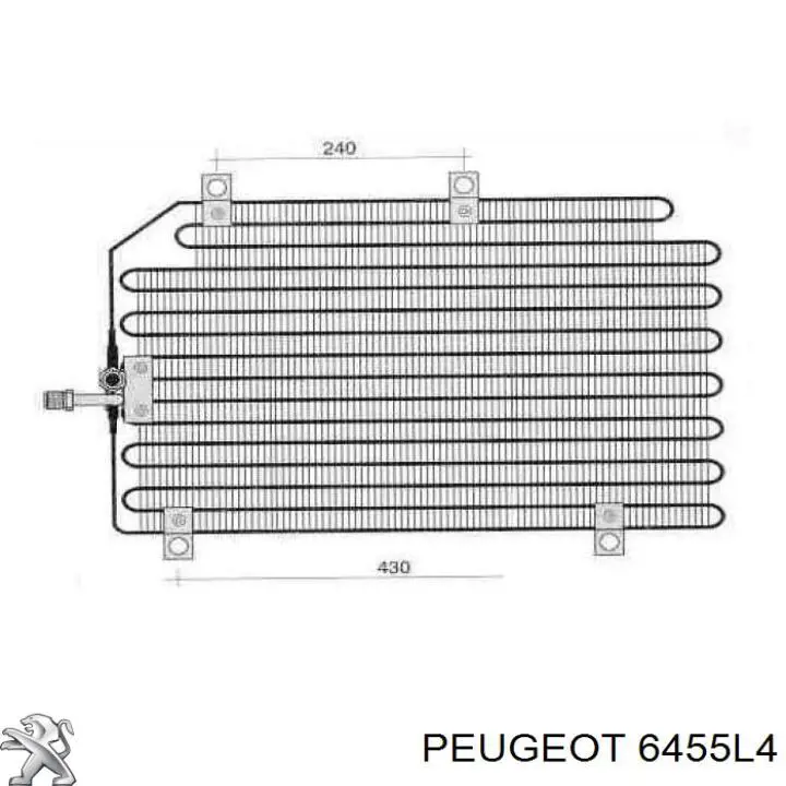 Condensador aire acondicionado Peugeot 205 1 741A, C