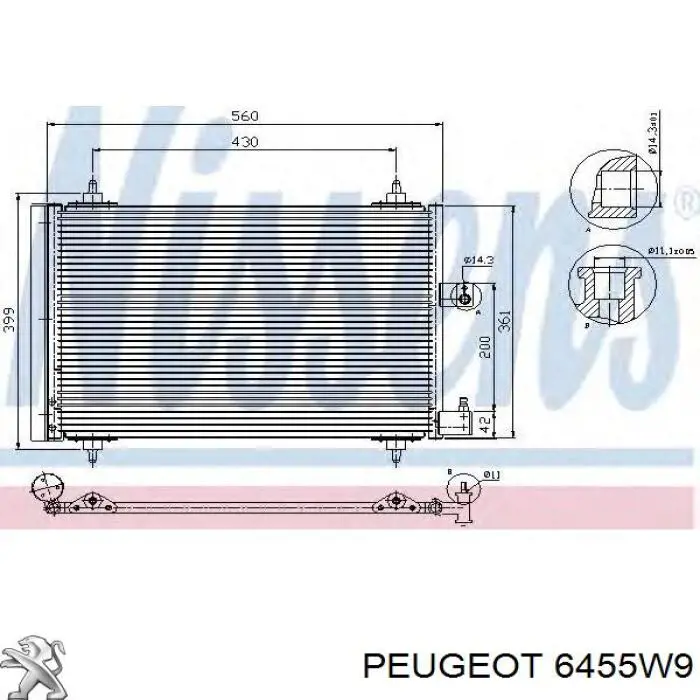 6455W9 Peugeot/Citroen