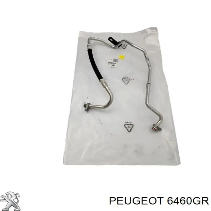 647702 Peugeot/Citroen tubería de alta presión, aire acondicionado, de compresor aire acondicionado a condensador