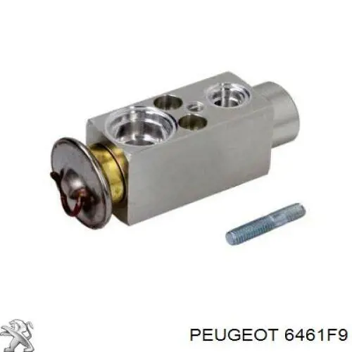 6461F9 Peugeot/Citroen válvula de expansión, aire acondicionado