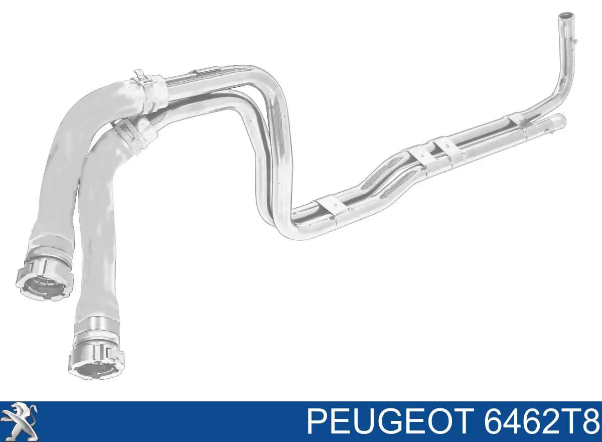 Manguera doble del radiador de la calefacción Peugeot/Citroen 6462T8 precio, desde 89,45 EUR