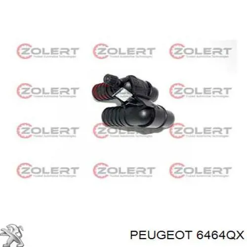 6464QX Peugeot/Citroen manguera del radiador del calentador (estufa, Doble)