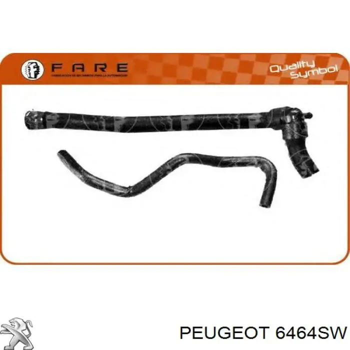 Comprar 6464SW Peugeot/Citroen Manguera de calefacción, retorno