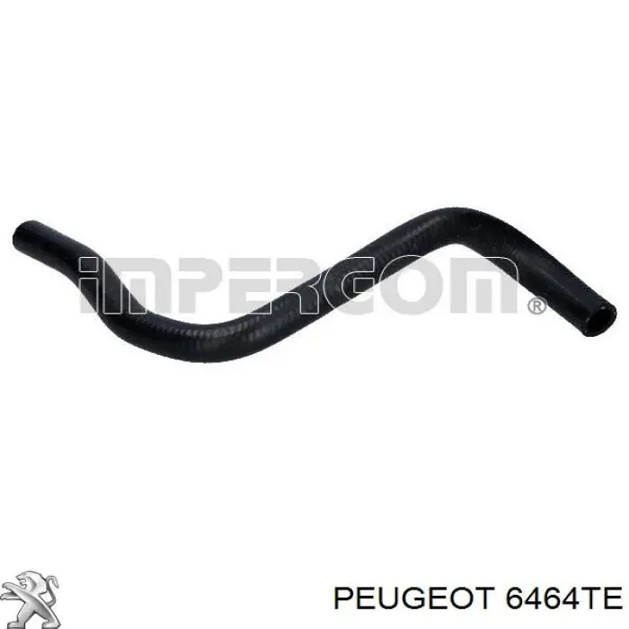 6464TE Peugeot/Citroen tubería de radiador, retorno