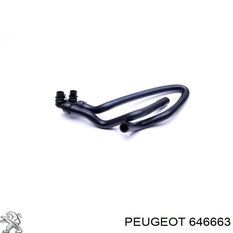 Manguera doble del radiador de la calefacción Peugeot/Citroen 646663 precio, desde 32,02 EUR