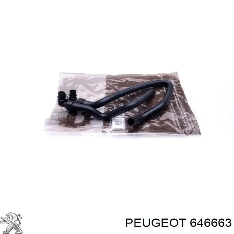 Comprar 646663 Peugeot/Citroen Manguera doble del radiador de la calefacción