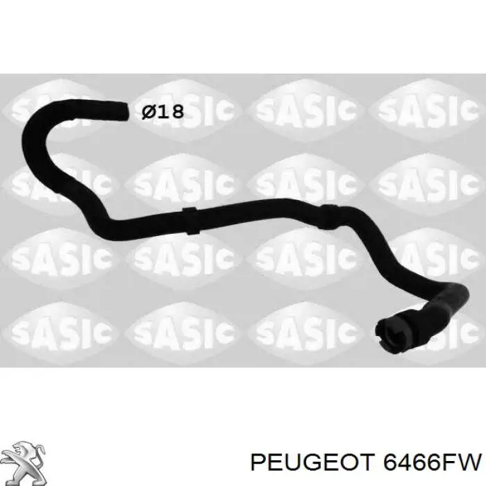 Manguera de calefacción, entrada Peugeot/Citroen 6466FW precio, desde 21,68 EUR