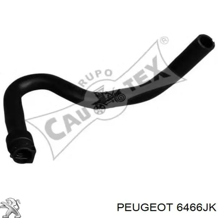 6466JK Peugeot/Citroen tubería de radiador, retorno