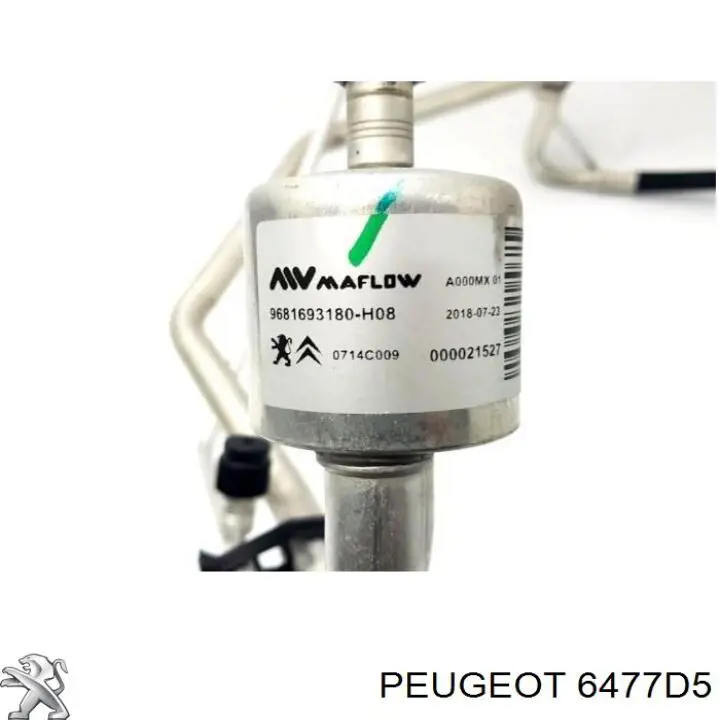Comprar 6477D5 Peugeot/Citroen Manguera de aire acondicionado de condensador a evaporador