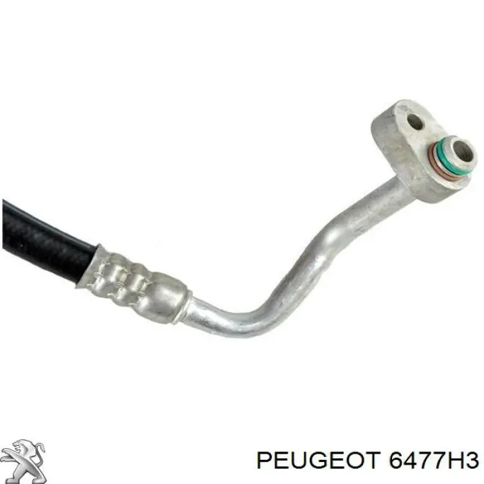 Manguera de aire acondicionado de compresor al condensador 6477H3 Peugeot/Citroen