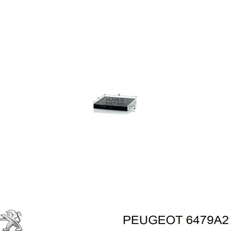 Filtro de cabina Peugeot/Citroen 6479A2 precio, desde 13,11 EUR