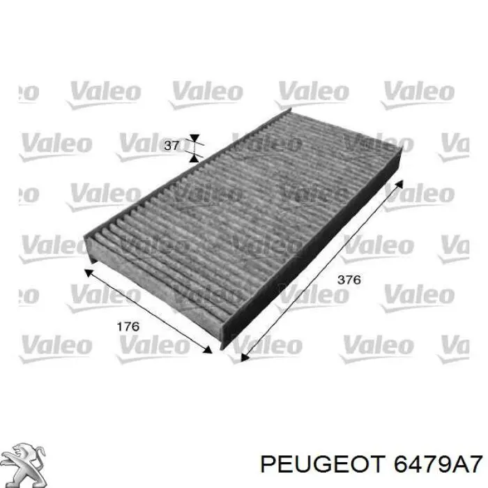 Filtro de cabina Peugeot/Citroen 6479A7 precio, desde 12,09 EUR