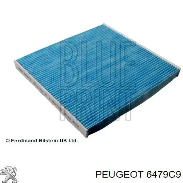Filtro de cabina Peugeot/Citroen 6479C9 precio, desde 9,17 EUR