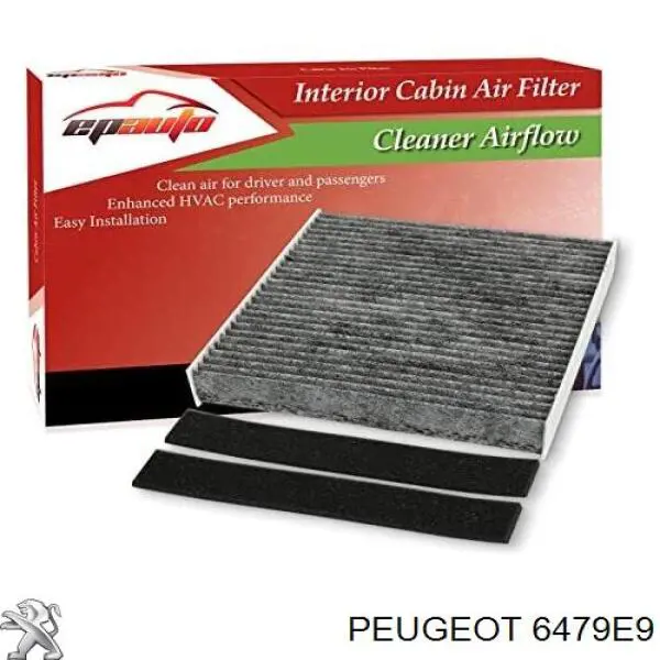Filtro de habitáculo 6479E9 Peugeot/Citroen