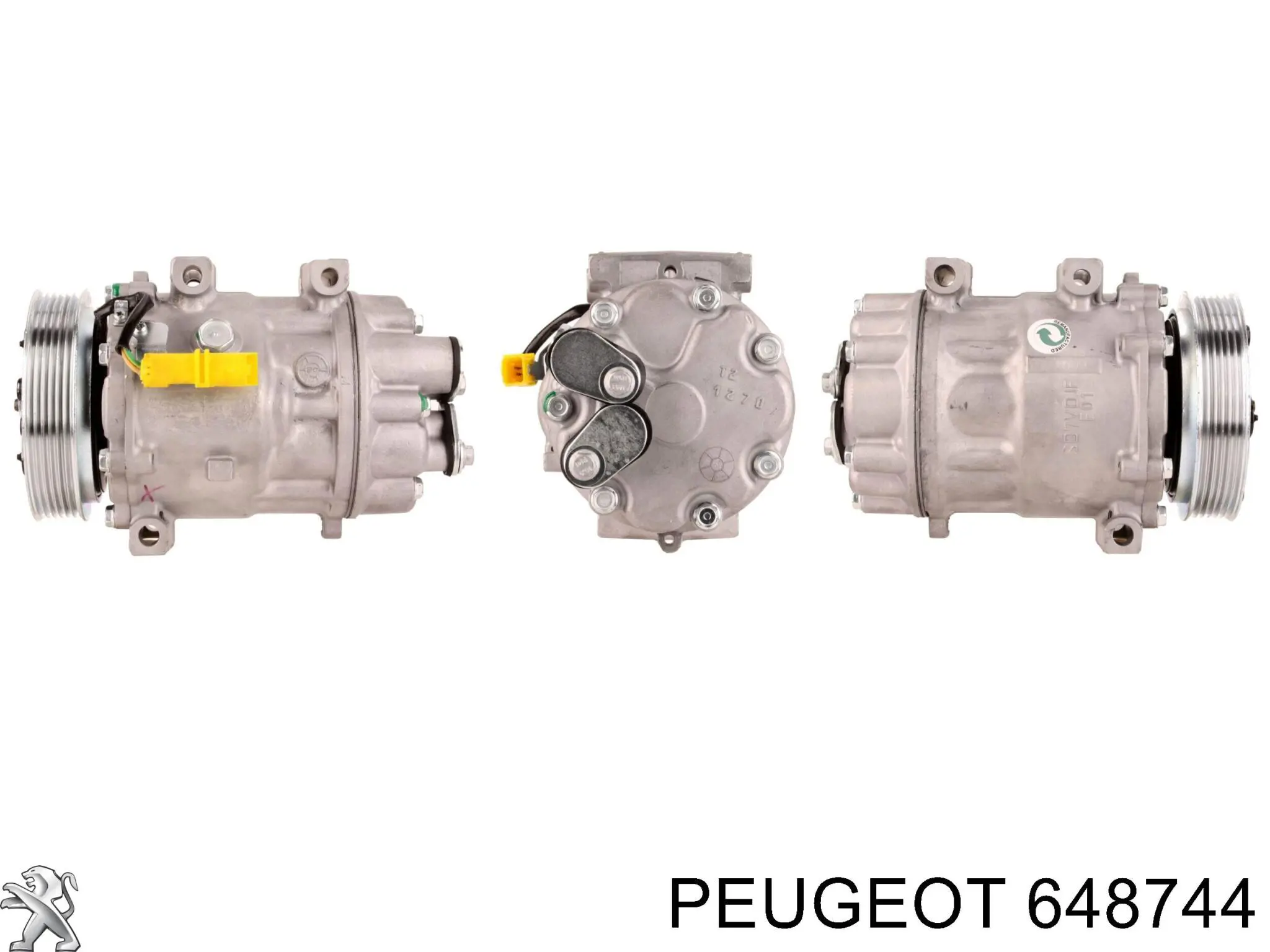 648744 Peugeot/Citroen compresor de aire acondicionado