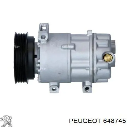 648745 Peugeot/Citroen compresor de aire acondicionado