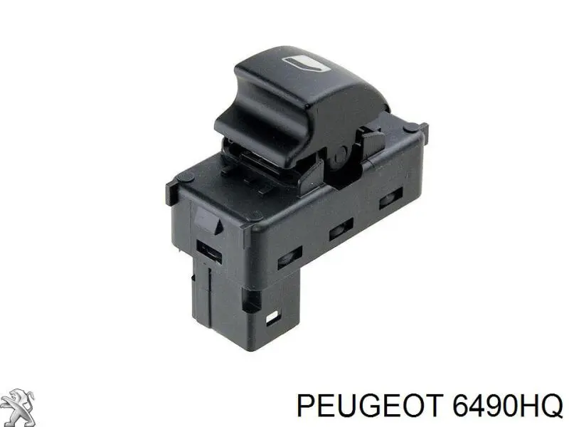 Interruptor motor elevalunas delantero derecho Peugeot/Citroen 00006490HQ