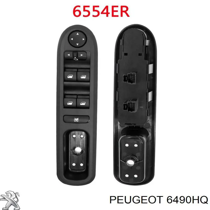 Botón de encendido del motor del elevalunas delantero derecho Peugeot/Citroen 00006490HQ precio, desde 15,12 EUR