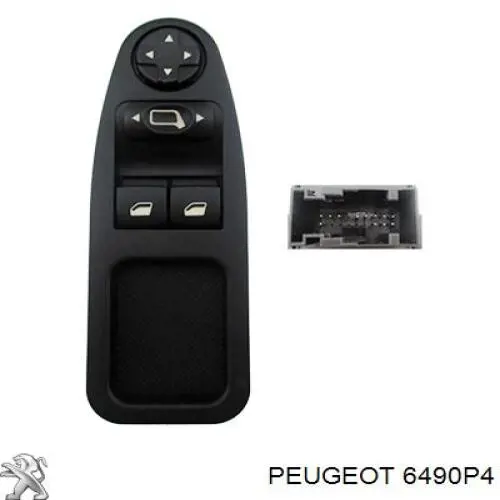 Unidad de control de elevalunas delantera izquierda Peugeot/Citroen 6554ZH precio, desde 47,73 EUR