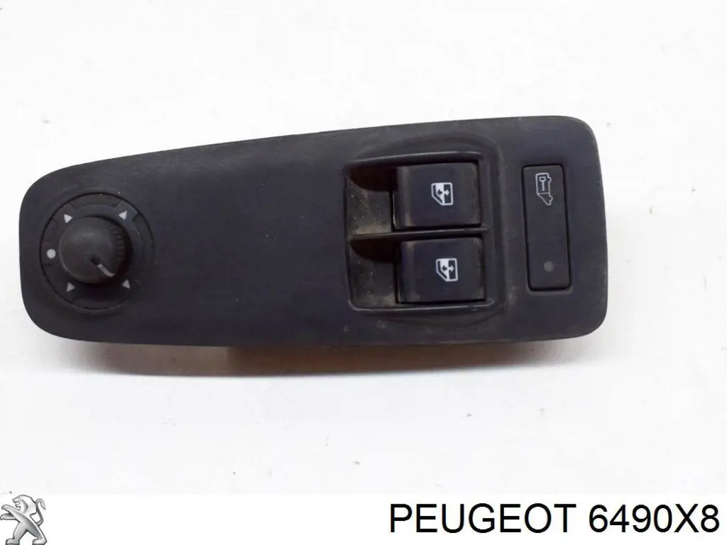Interruptor de elevalunas delantera izquierda 6490X8 Peugeot/Citroen