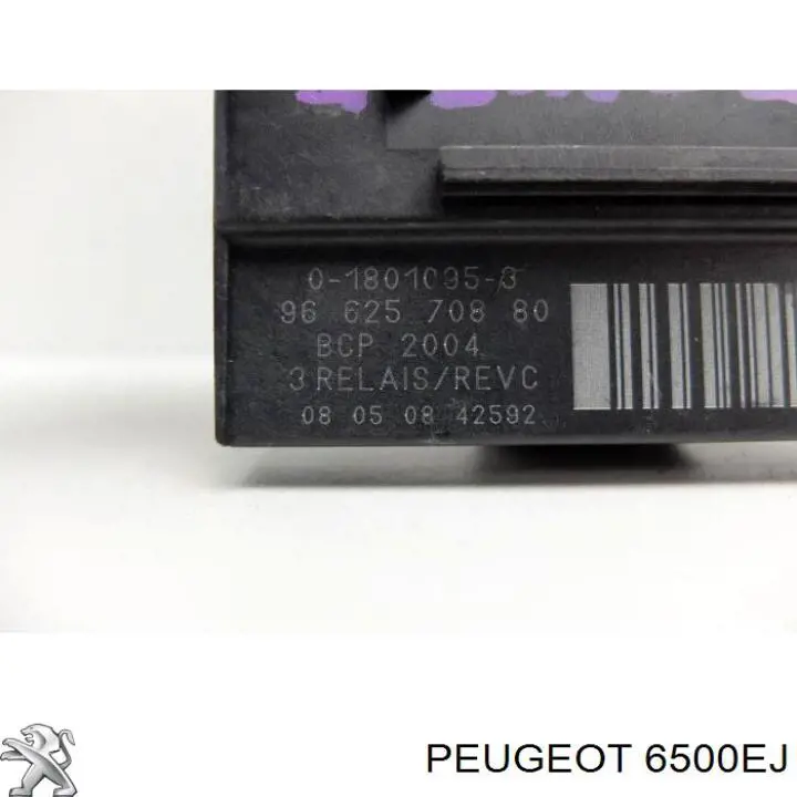 Relé ventilador 6500EJ Peugeot/Citroen