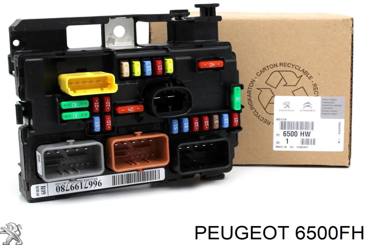 Caja de fusibles 6500FH Peugeot/Citroen