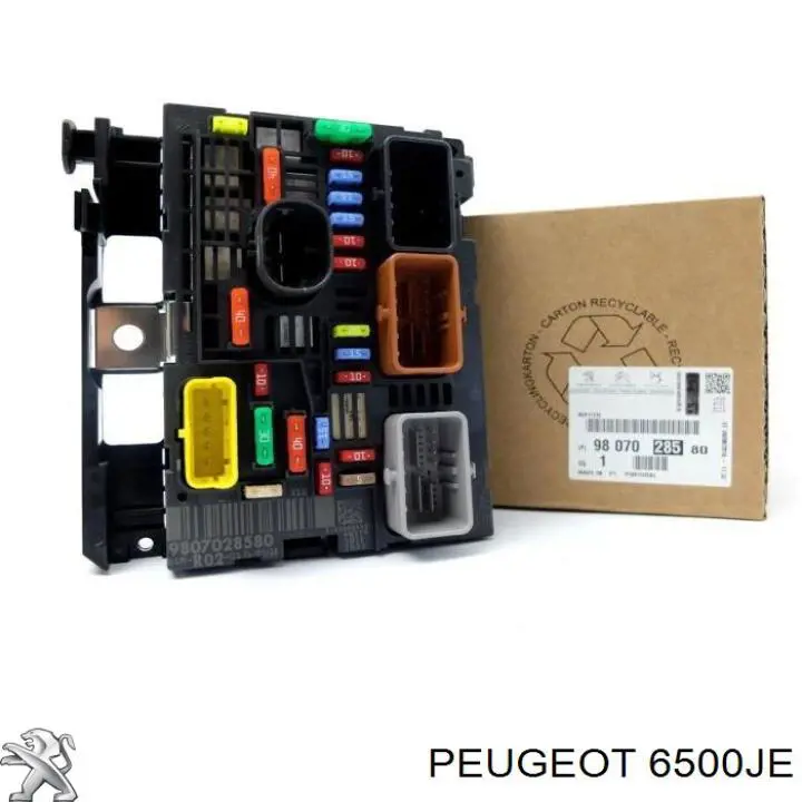 6500JE Peugeot/Citroen Caja de relés y fusibles