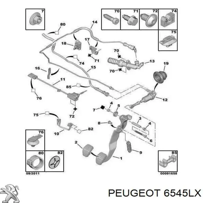 Comprar 6545LX Peugeot/Citroen 