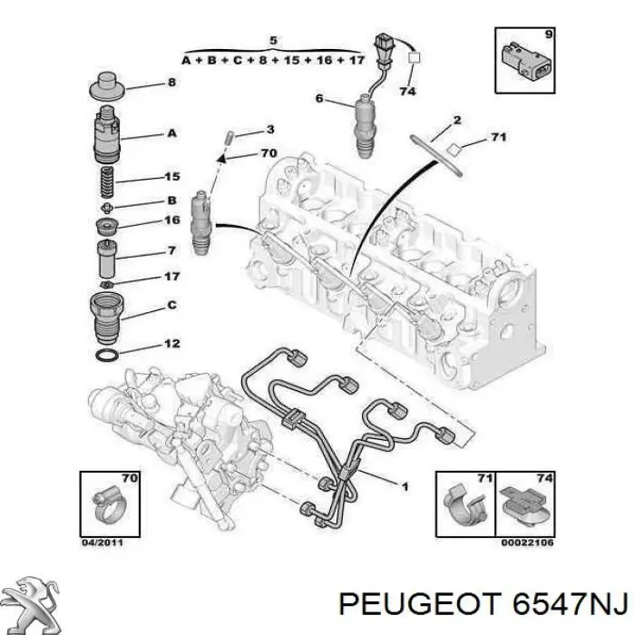 00006547NJ Peugeot/Citroen