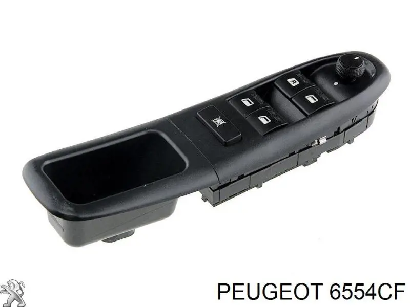 6554CF Peugeot/Citroen interruptor de elevalunas delantera izquierda