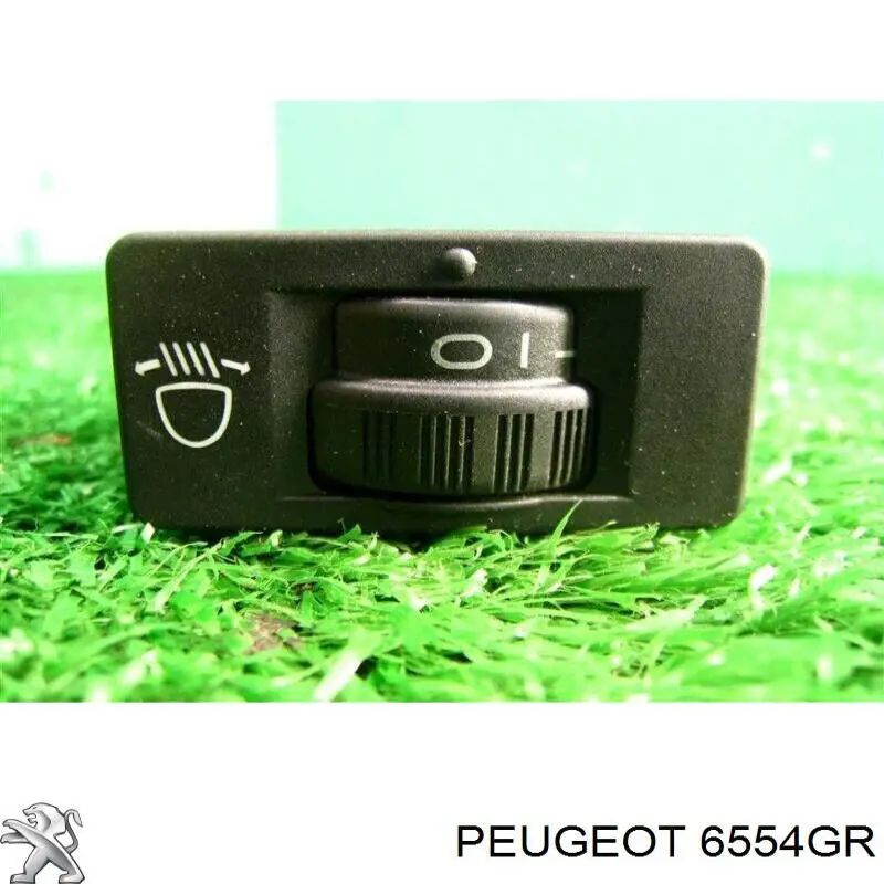 6554GR Peugeot/Citroen botón de elemento de regulación, regulación del alcance de faros