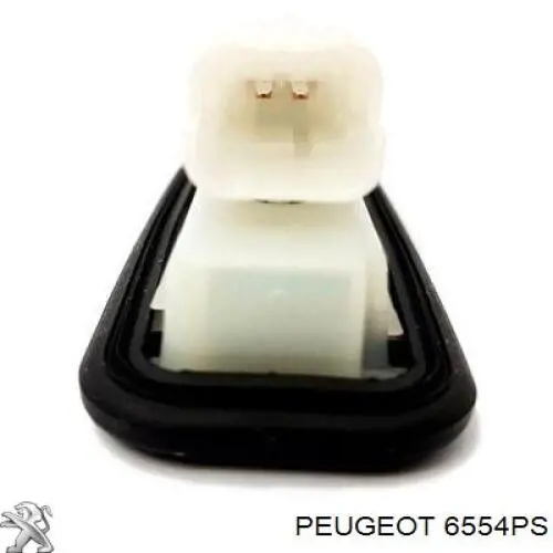 Comprar 6554PS Peugeot/Citroen Botón de accionamiento del cierre de la tapa del maletero (puerta trasera 3/5)