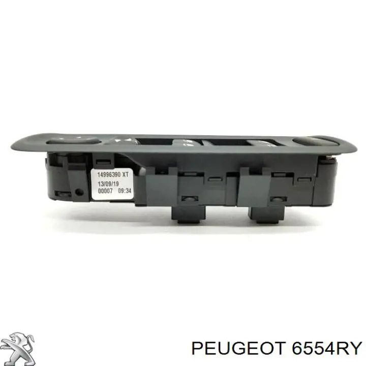 6554RY Peugeot/Citroen interruptor de elevalunas delantera izquierda