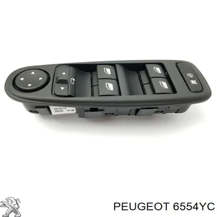 Comprar 6554YC Peugeot/Citroen Interruptor de elevalunas delantera izquierda