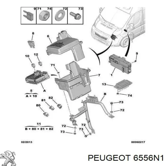 6556N1 Peugeot/Citroen