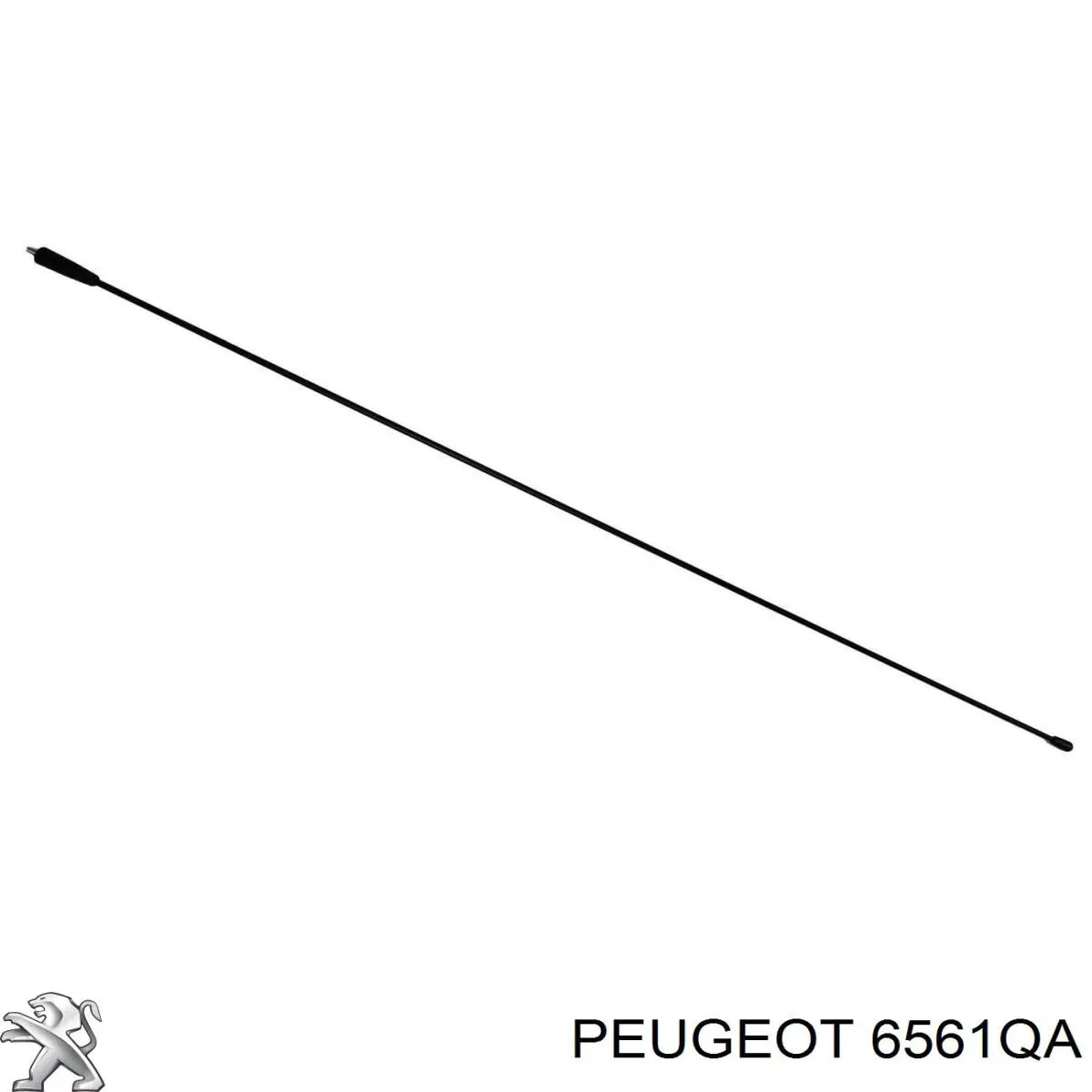 6561QA Peugeot/Citroen barra de antena